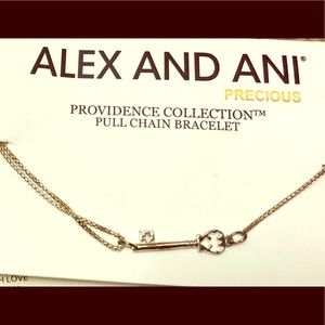 New in Package Alex and Ani Pull Chain Bracelet